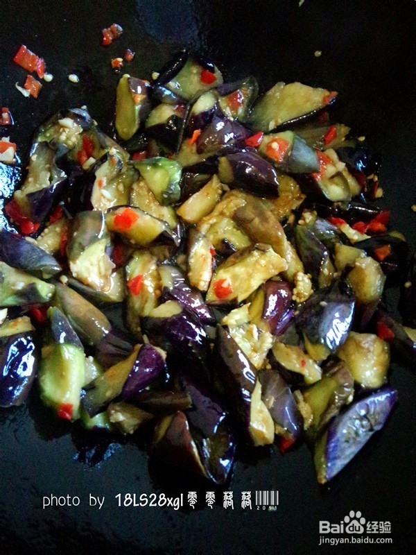 夏季开胃菜:剁椒茄子