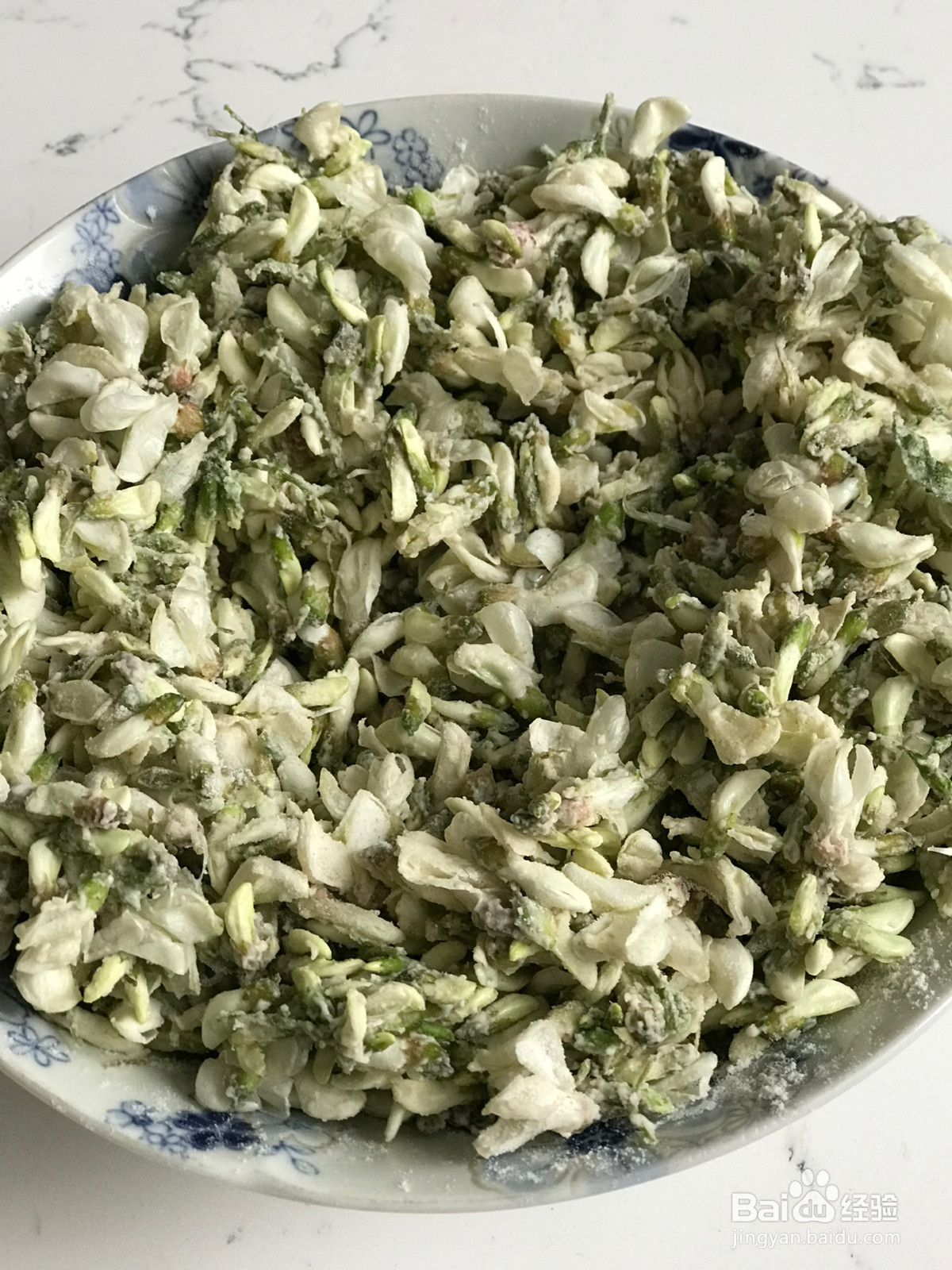 一槐花麦饭的做法