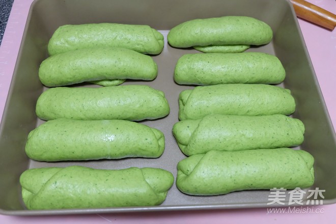 菠菜奶油排包