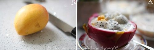 火龙果西米捞怎么做