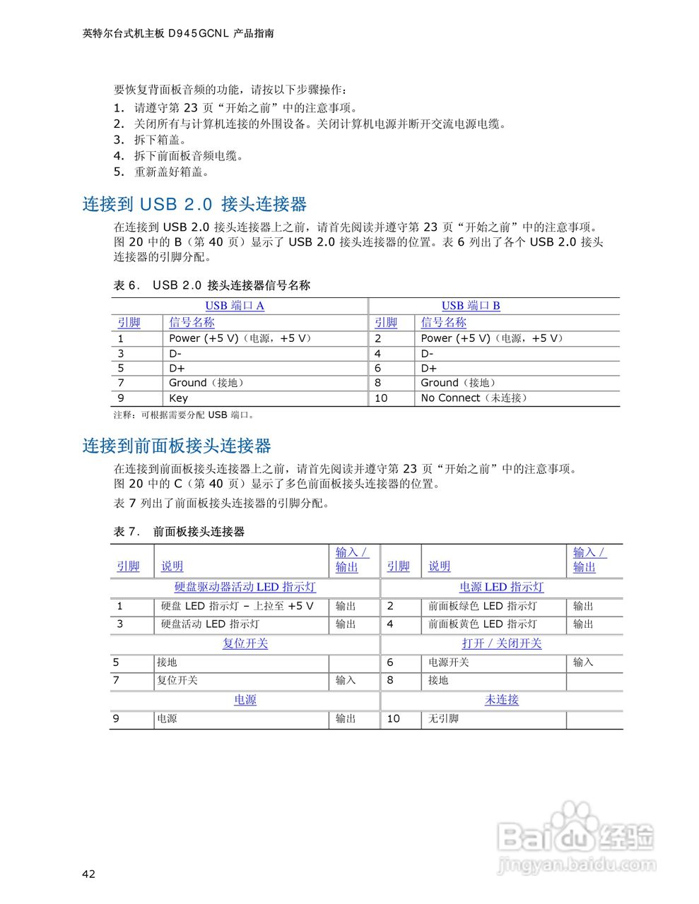 英特尔D945GCNL型主板说明书:[5]