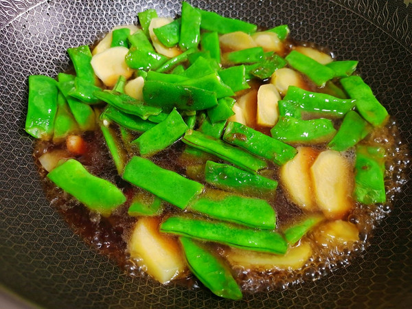 彩椒扁豆炒土豆