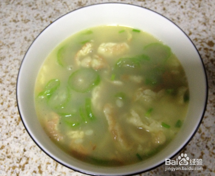 简单易做的鸡蛋丝瓜汤