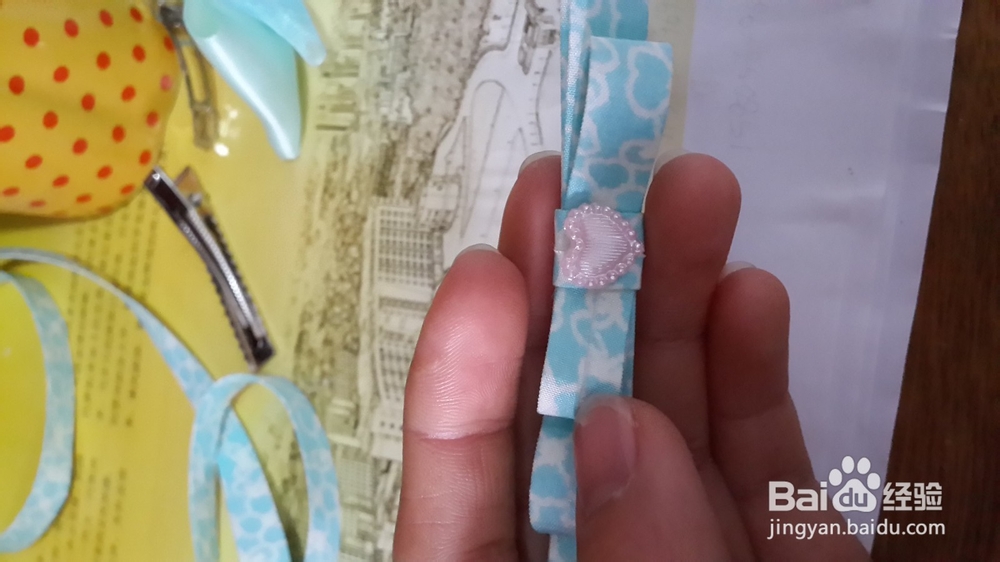 手把手教你手工：[3]三层蝴蝶结卡子