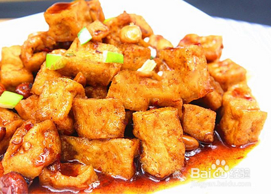 <b>怎样做好一个下饭菜：宫保豆腐</b>