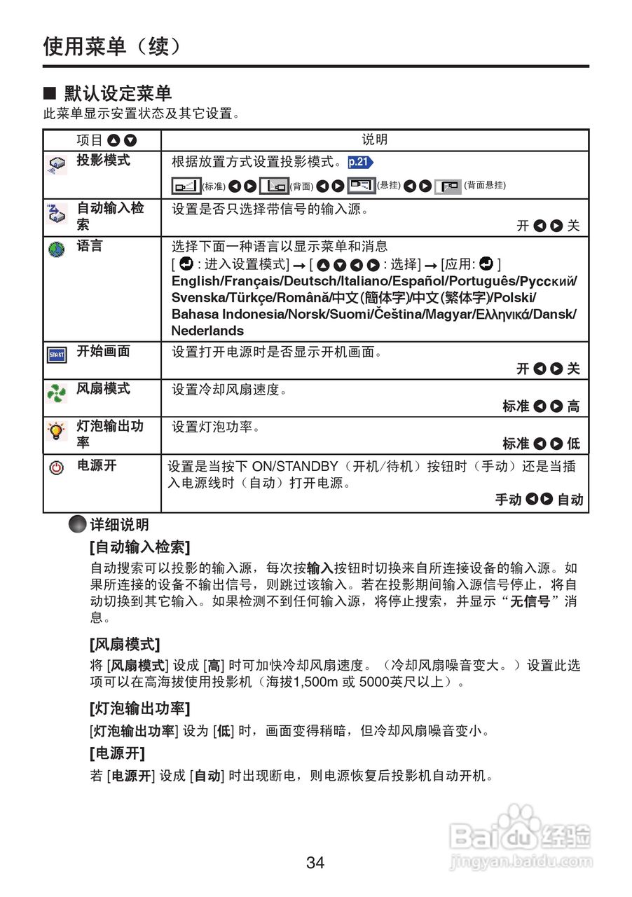 东芝 TDP-XP1影机说明书:[4]