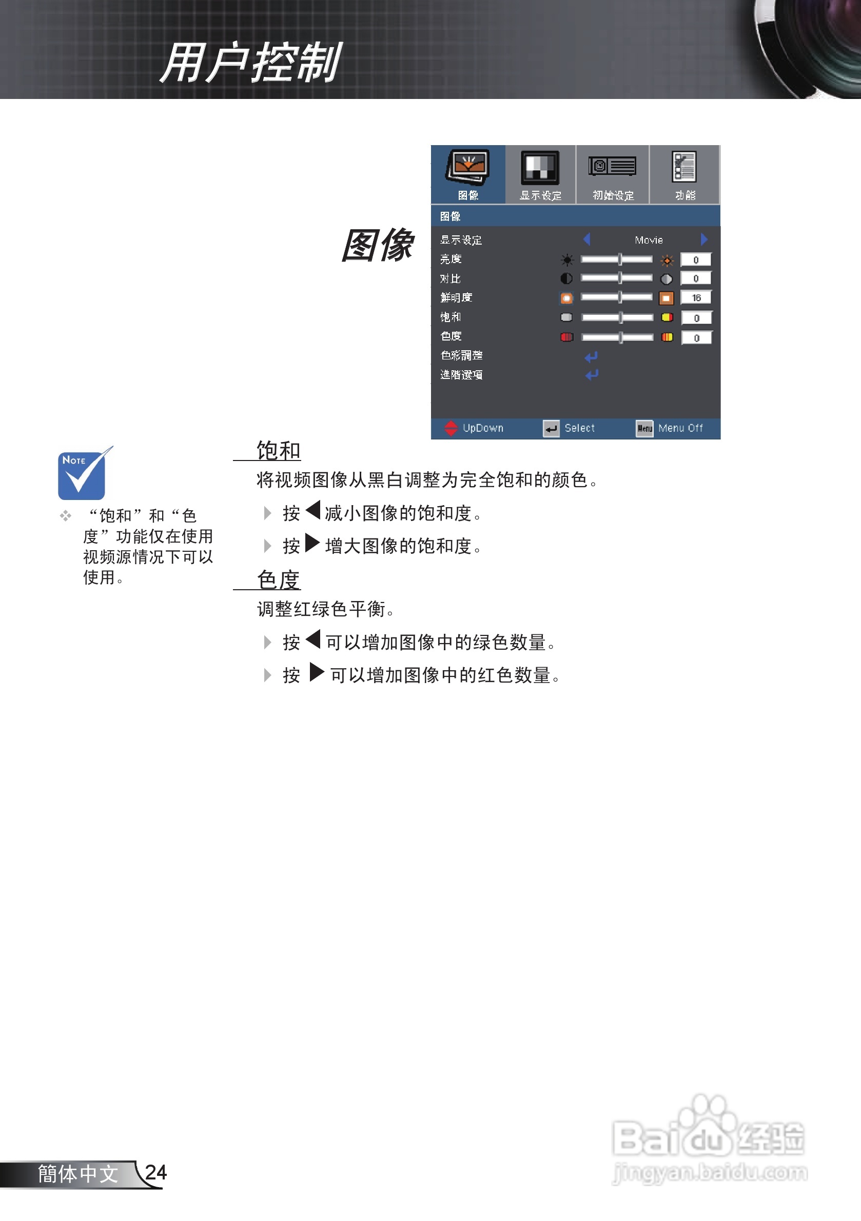 奥图玛投影机EP727型说明书:[3]