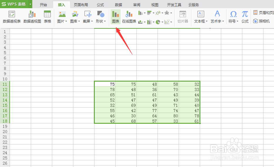如何设置X,Y散点图:WPS表格