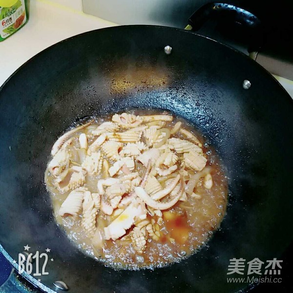 颜值高的爆炒鱿鱼