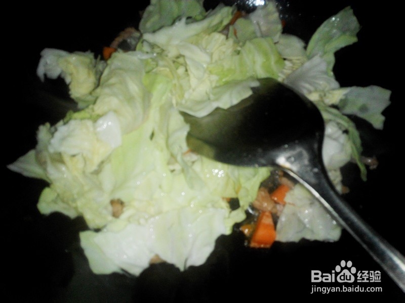 包菜肉丝的家常做法