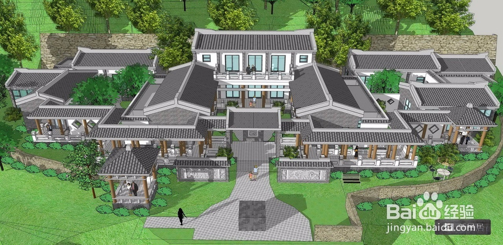 四合院和后花园的关系是什么？