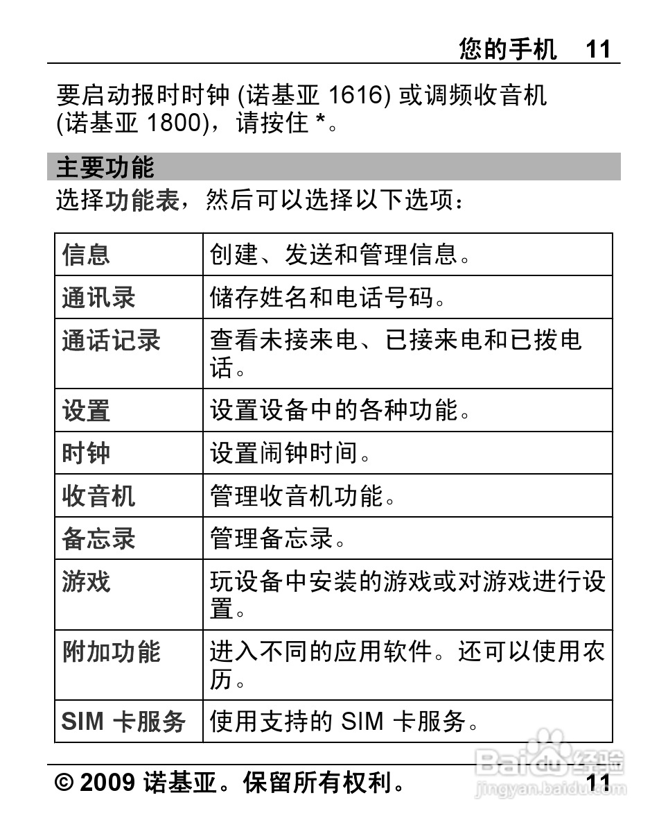 诺基亚1800手机使用说明书:[2]