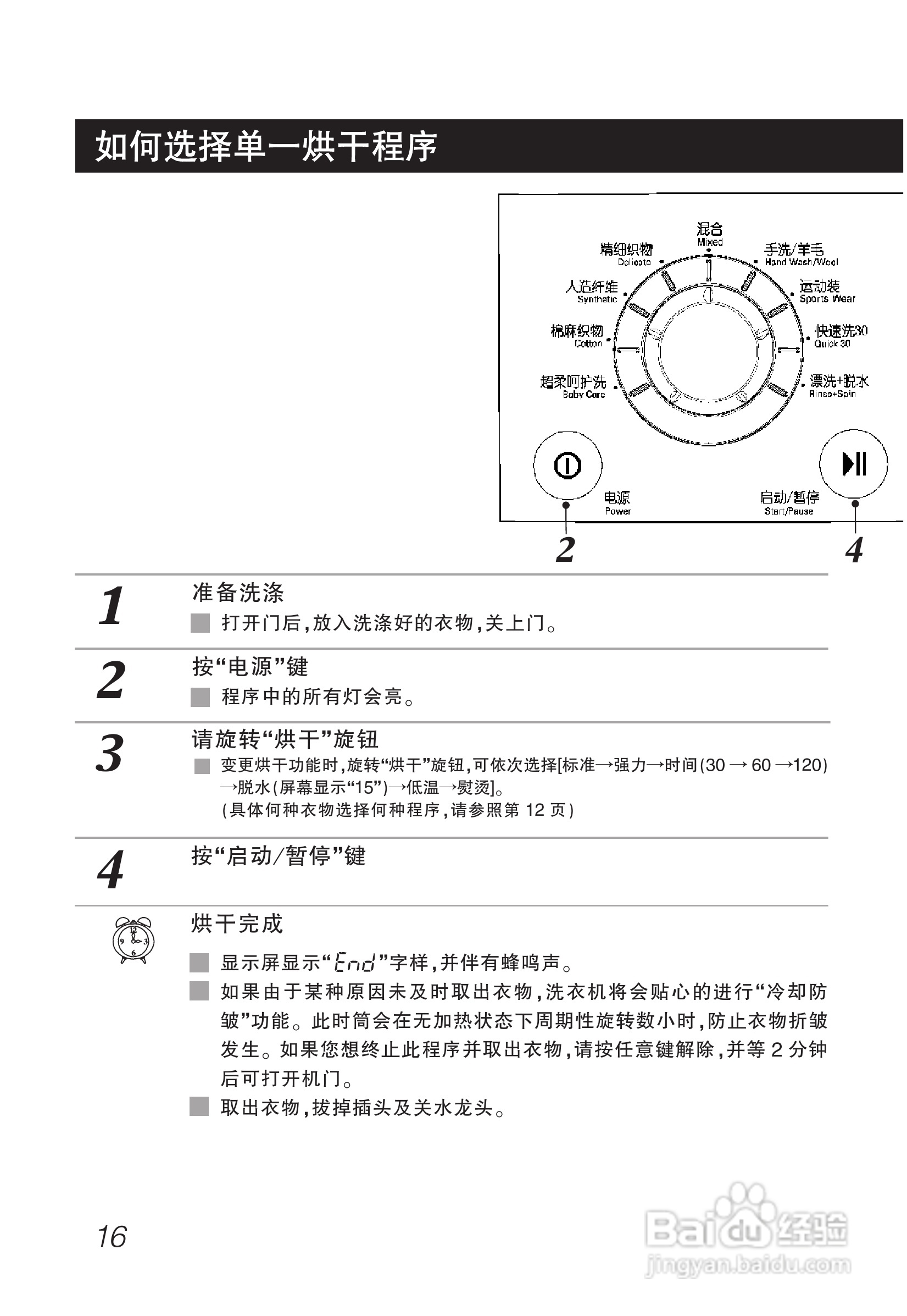 LG WD-A1222ED洗衣机使用说明书:[2]