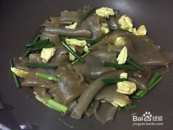 教你做鸡蛋炒粉皮