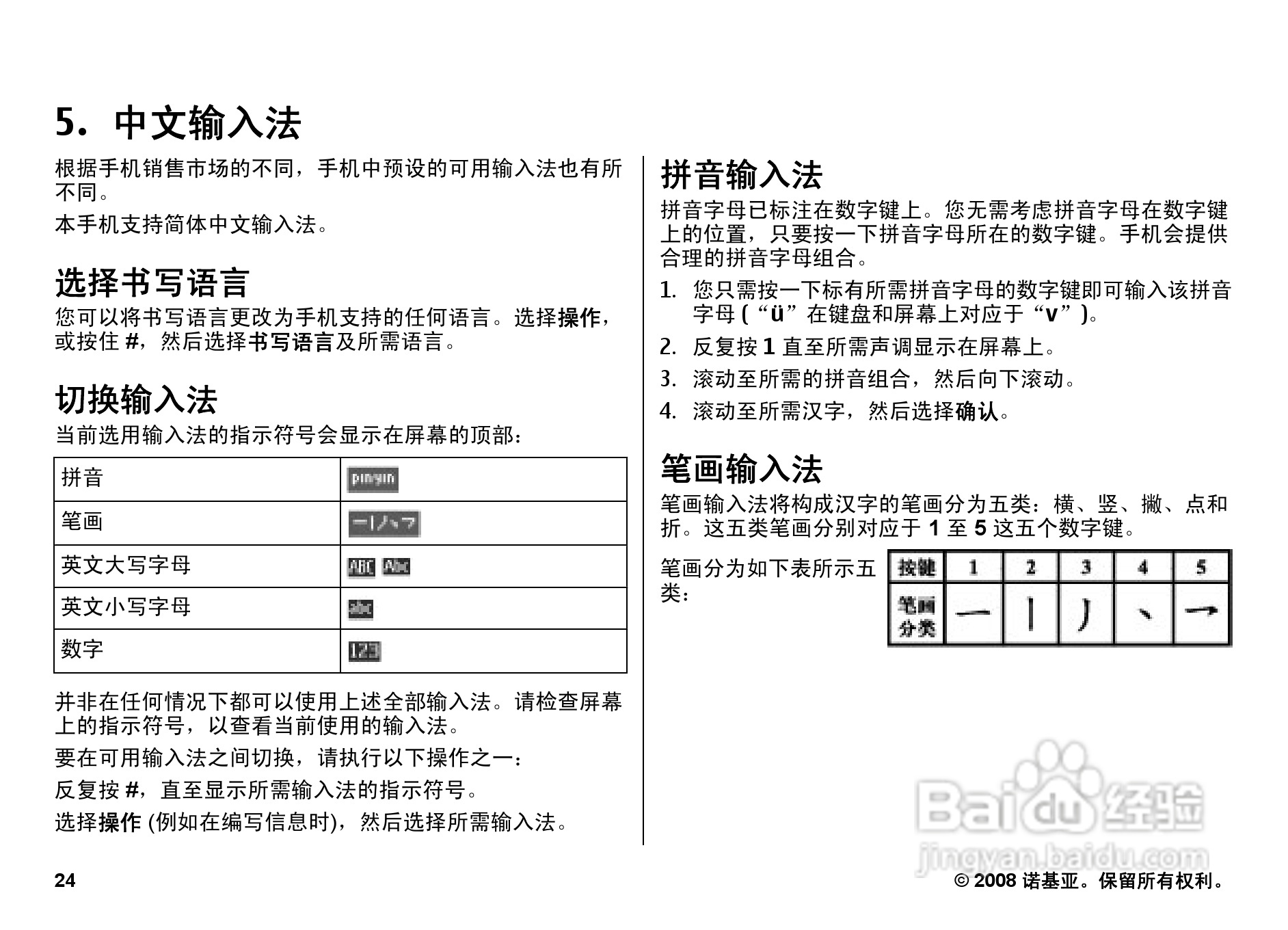 诺基亚3109c手机使用说明书:[3]