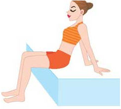 教你睡前轻松瘦腿---前侧运动