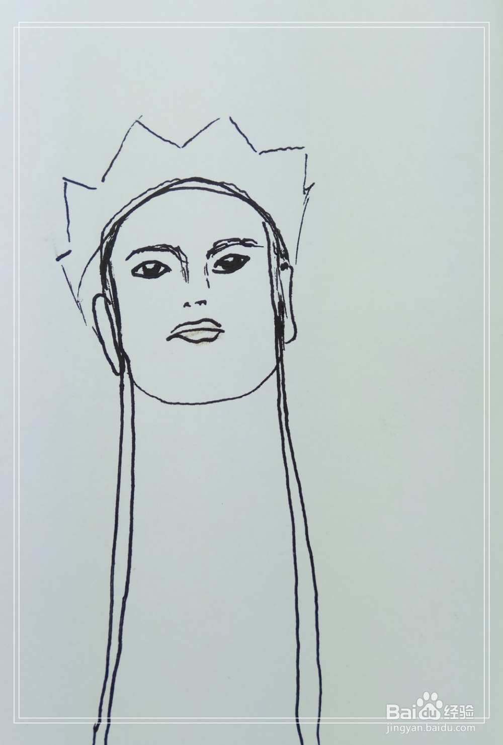 怎样画钢笔画唐僧