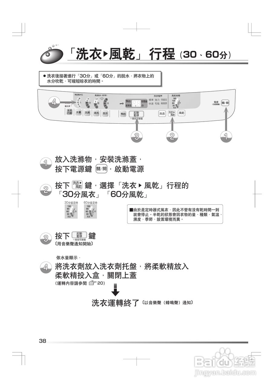 日立SF-BW11G洗衣机使用说明书:[4]