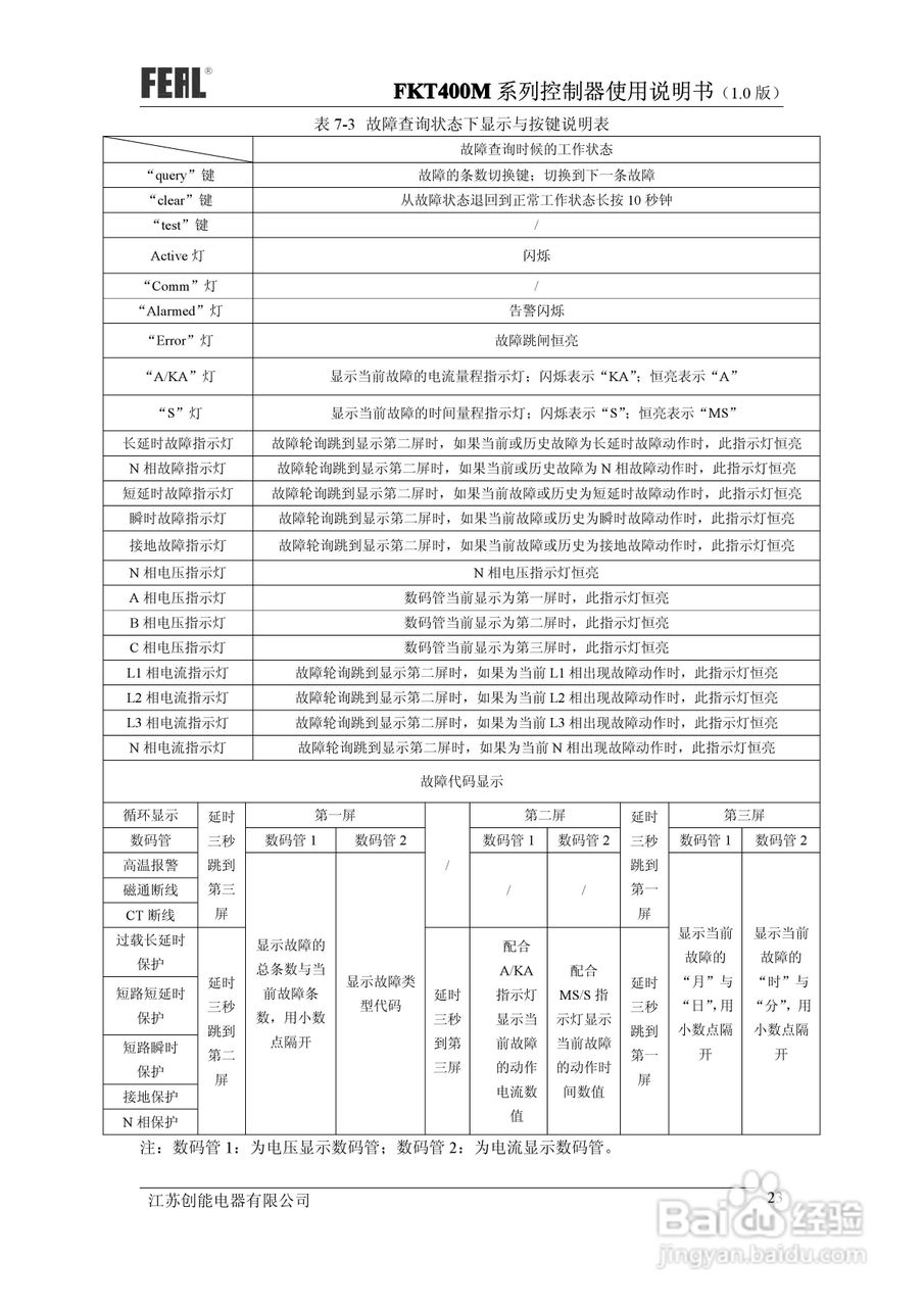 FKT400M系列控制器使用说明书1.0:[3]