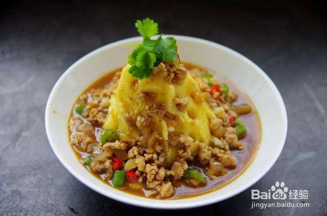 抖音超火的的网红火山土豆泥怎么做的