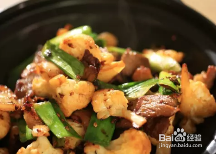 干煸菜花这么做真是太好吃了
