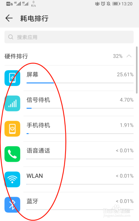 华为P30手机如何查看耗电排行