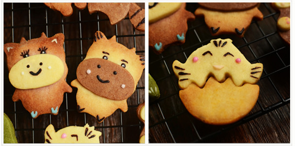 萌系饼干的做法