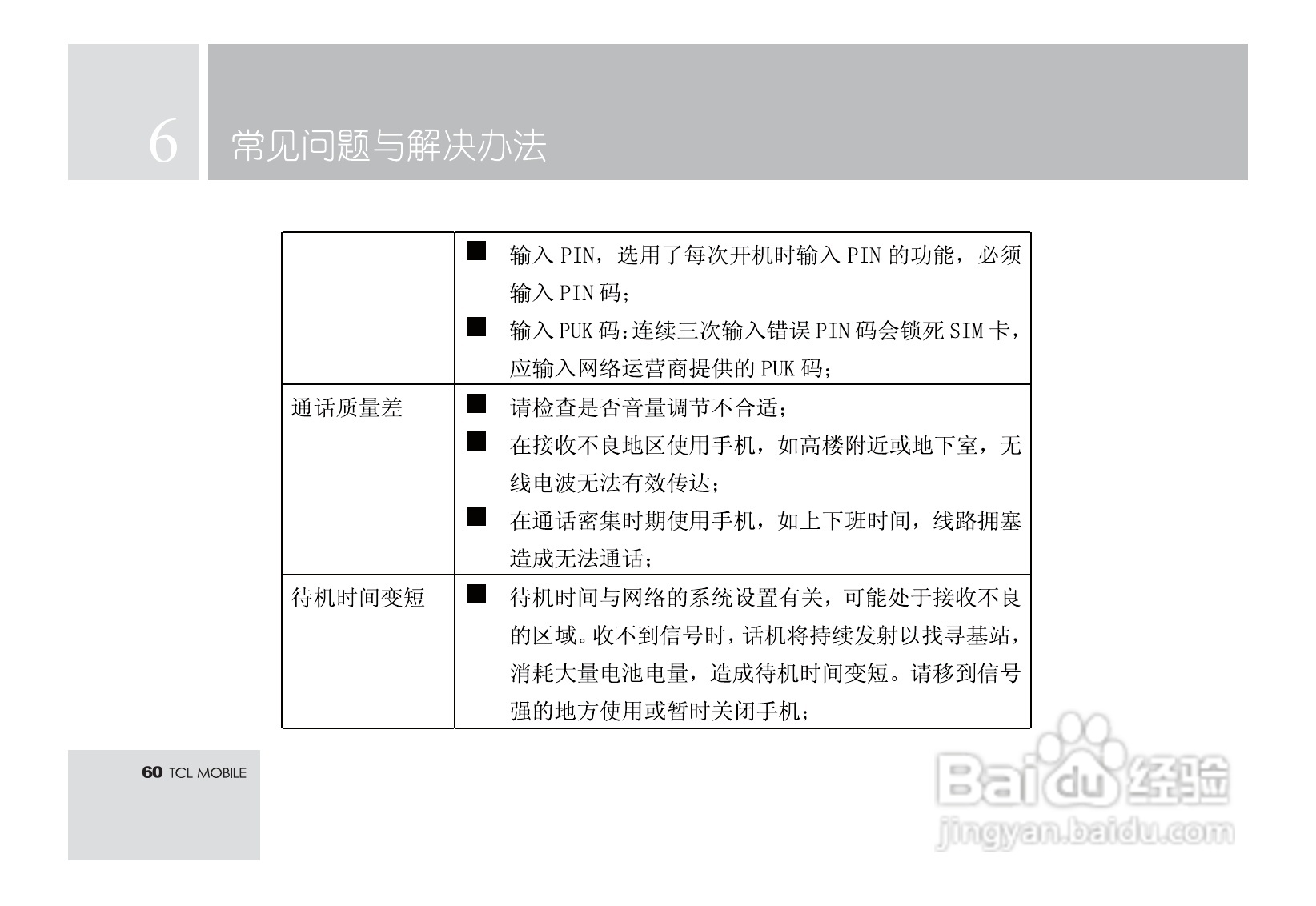 TCL M581手机使用说明书:[7]