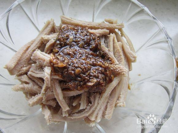 如何做红油牛肚