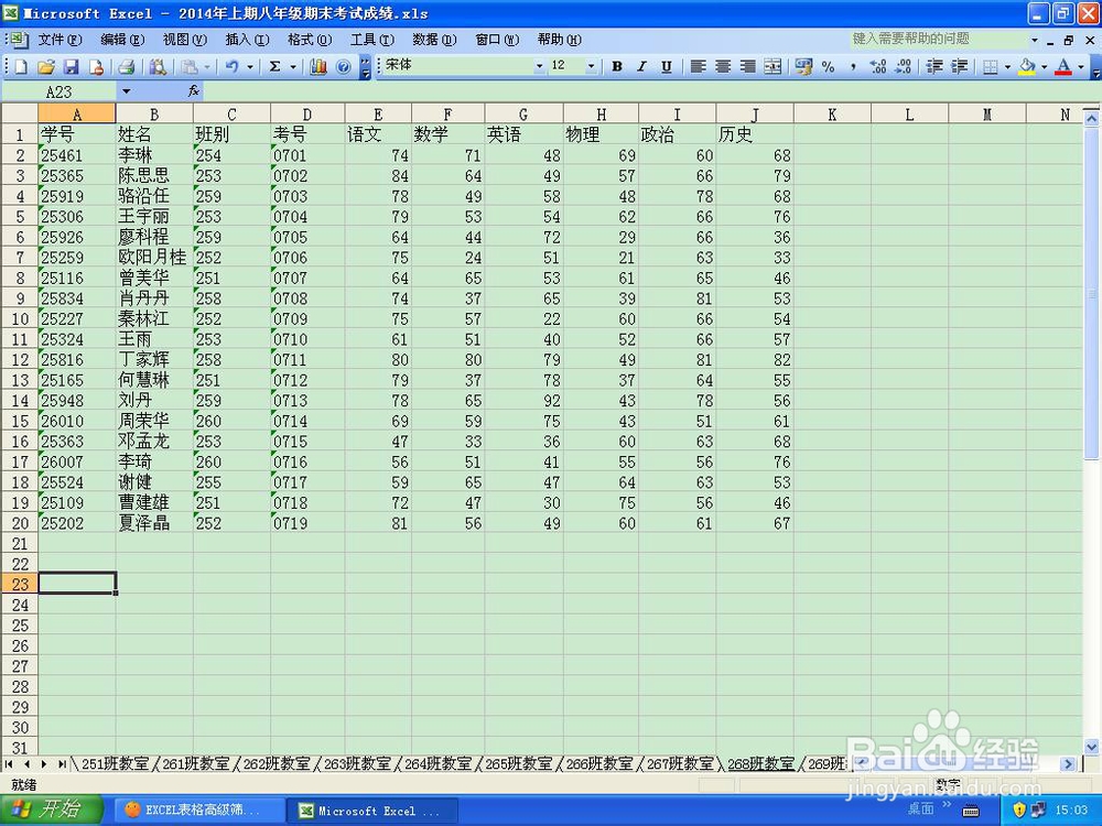 如何从电子表格中筛选自定义数据