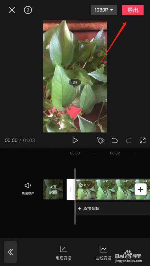 怎么让视频变慢