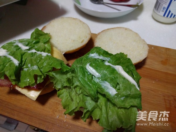 培根芝士堡的做法