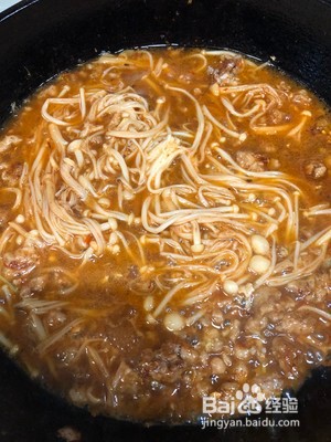 金针菇烧日本豆腐