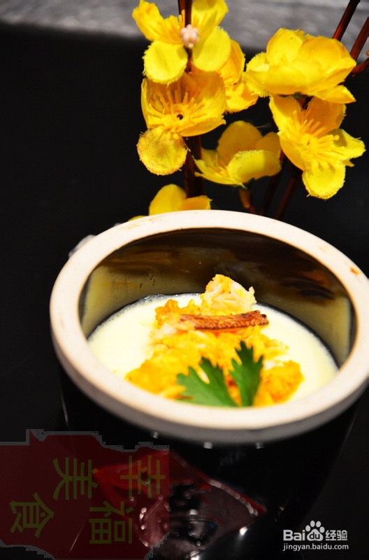 幸福美食：爽滑鲜美的大闸蟹蒸水蛋