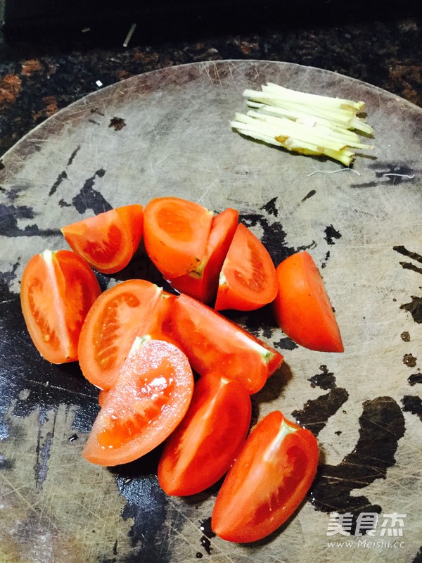 番茄菜心面的做法