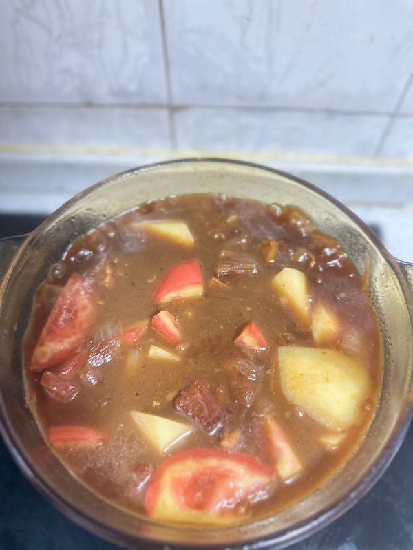 番茄土豆炖牛腩