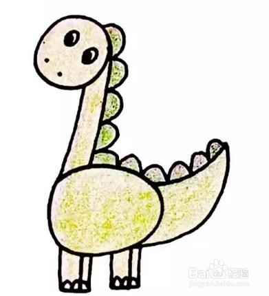 小恐龙的画法