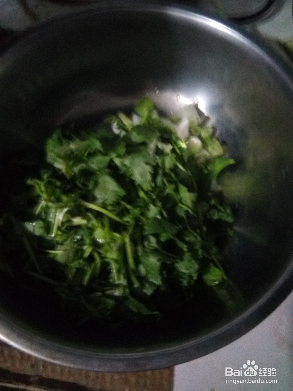 香菜段炒白菜丝