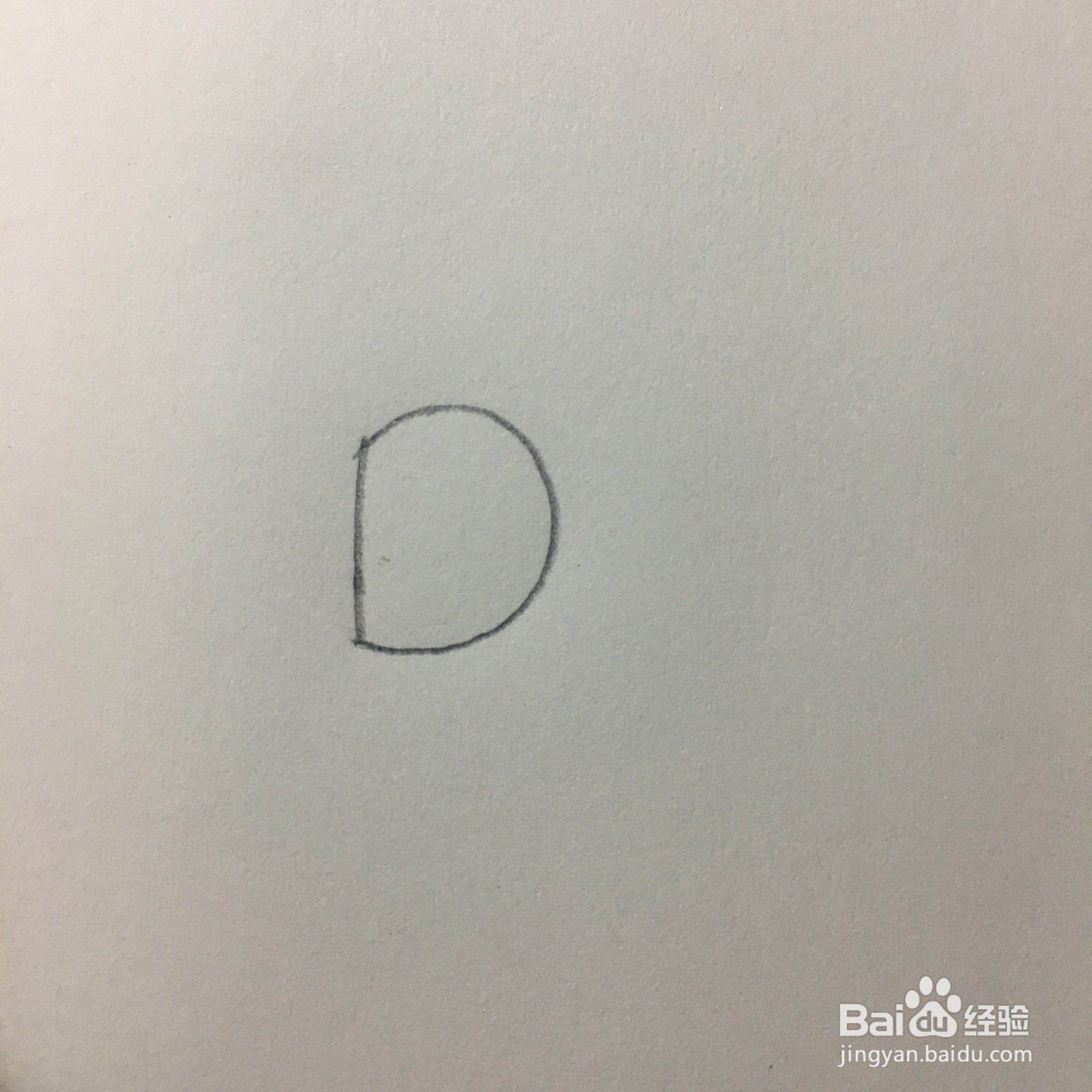 怎么用字母D画简笔画小狗？
