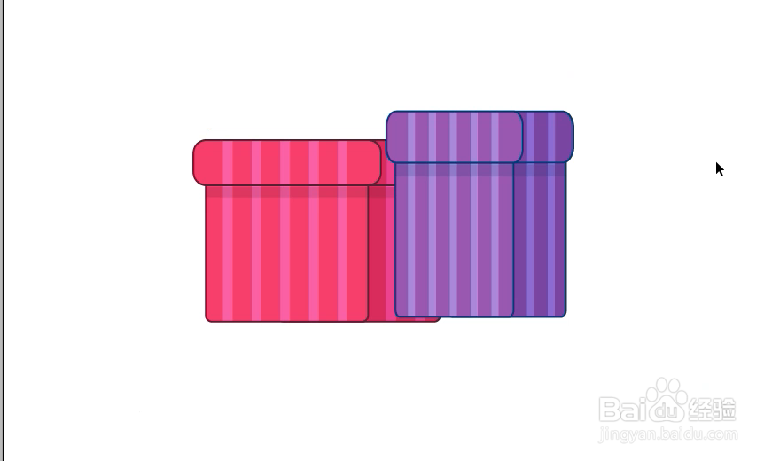 怎样在illustrator中绘制礼盒小图标