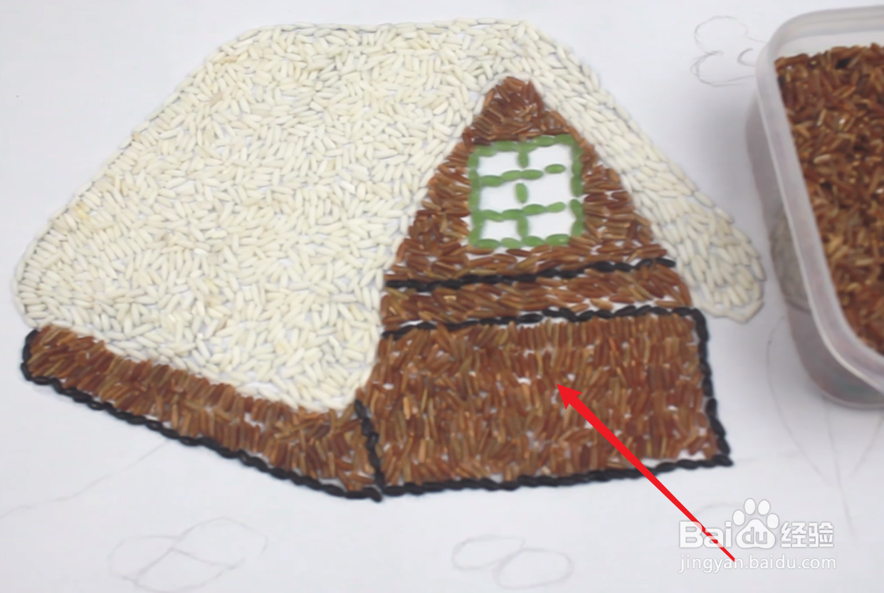 种子粘贴画手工制作图片