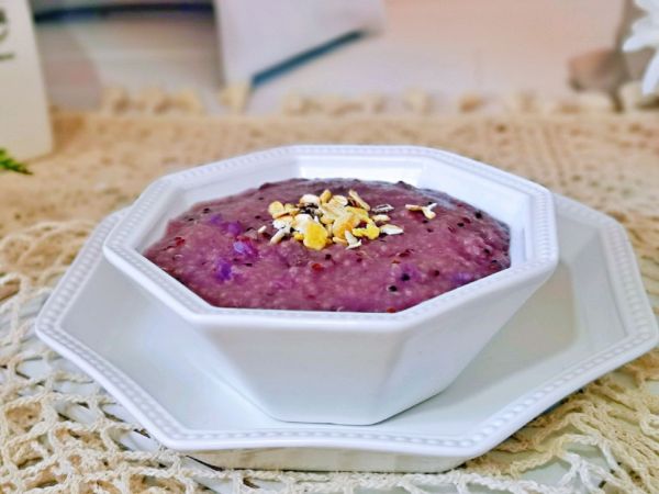 紫薯藜麦小米粥