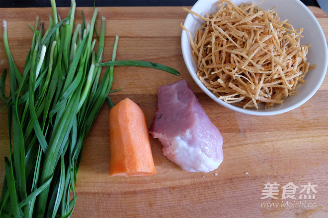 馓子炒绿豆芽