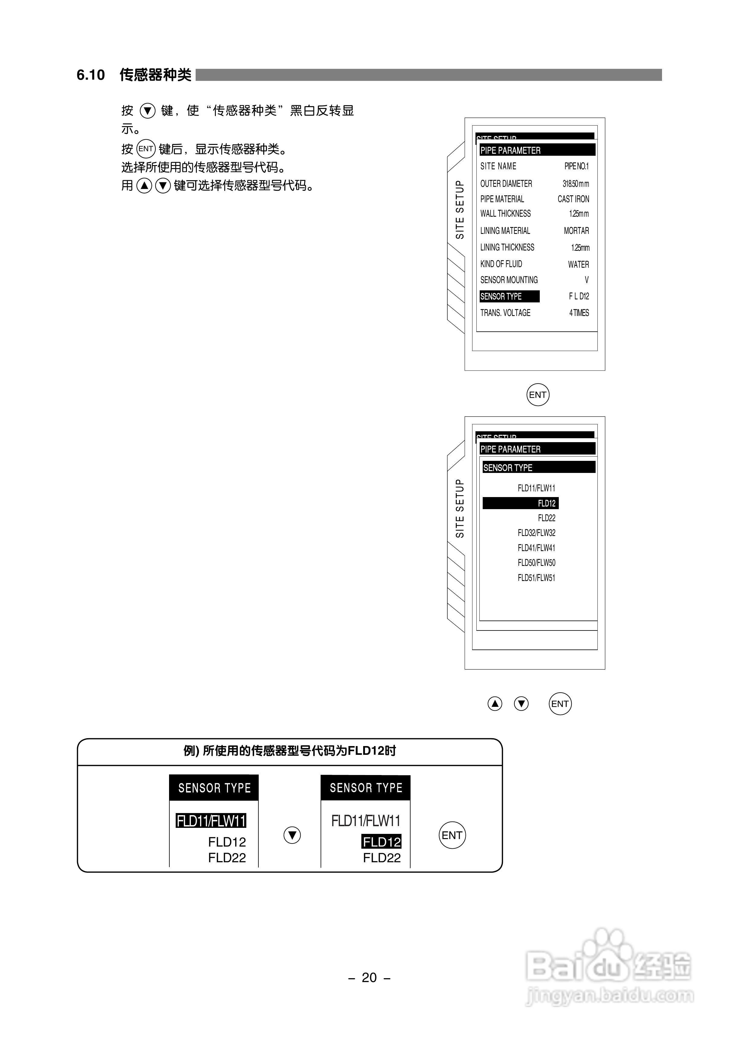 富士电机FLD-1便携式超声波流量计说明书:[3]
