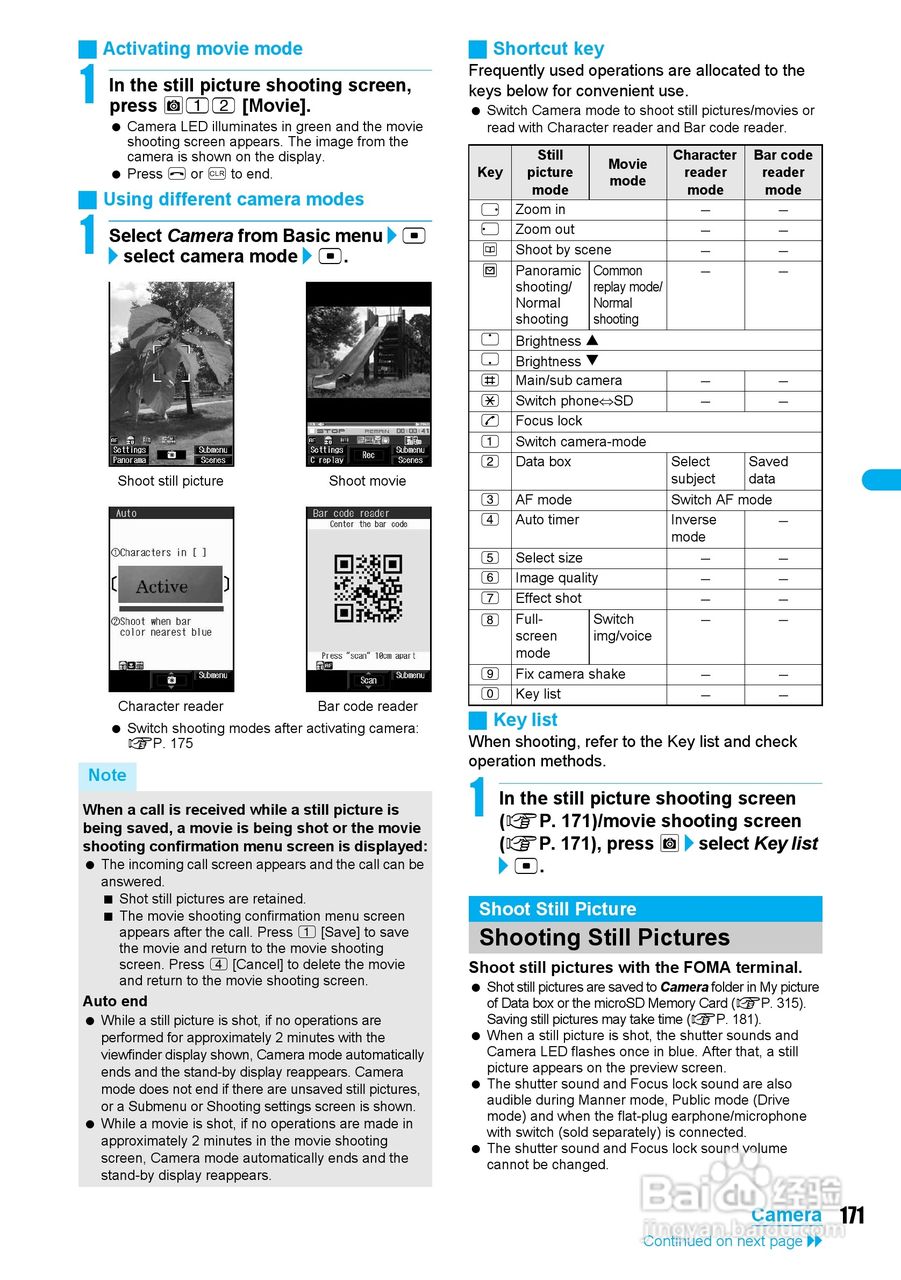 DoCoMo SH904i移动电话说明书:[18]