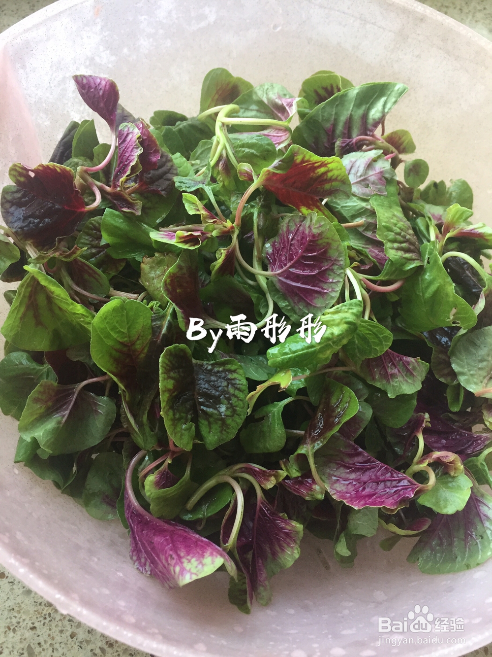 美味挡不住的苋菜土豆凉粉