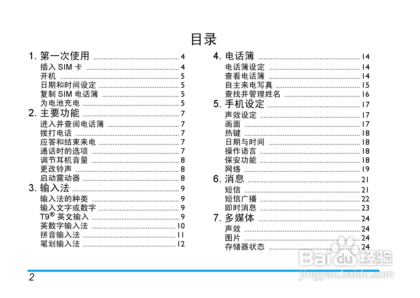 Philip飞利浦ct1638手机说明书:[1]
