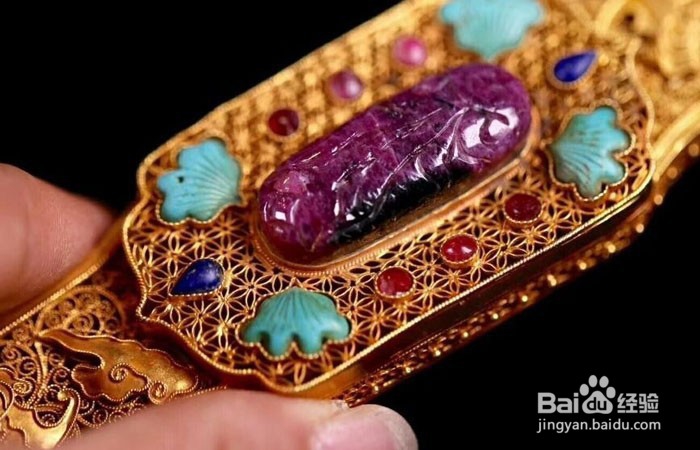 金器中的金花丝如意摆件如何欣赏