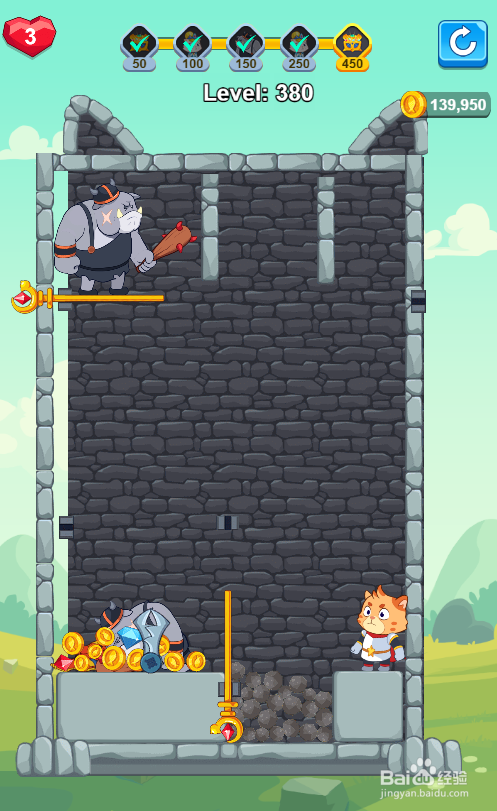 Super Kitty Rescue的Level 380如何通关