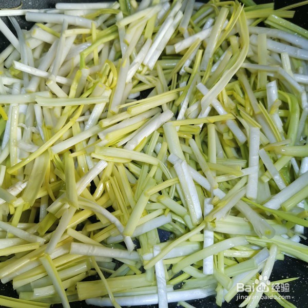 素炒韭黄做法